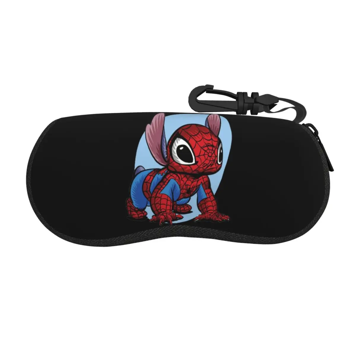 

Custom Stitch Spider Man Anime Eyeglass Glasses Case Men Women Soft Sunglasses Protective Box