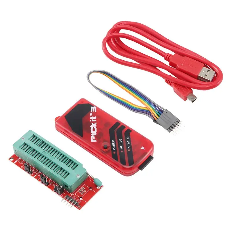 HFES PICKIT3 Programmer + PIC ICD2 PIC Kit 2/3 Programming Adapter Universal Programmer Seat FZ0508