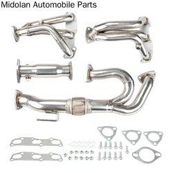 VQ35DE V6 Exhaust Manifold Headers Downpipe Test Pipe FITS Nissan Altima 3.5L Engine