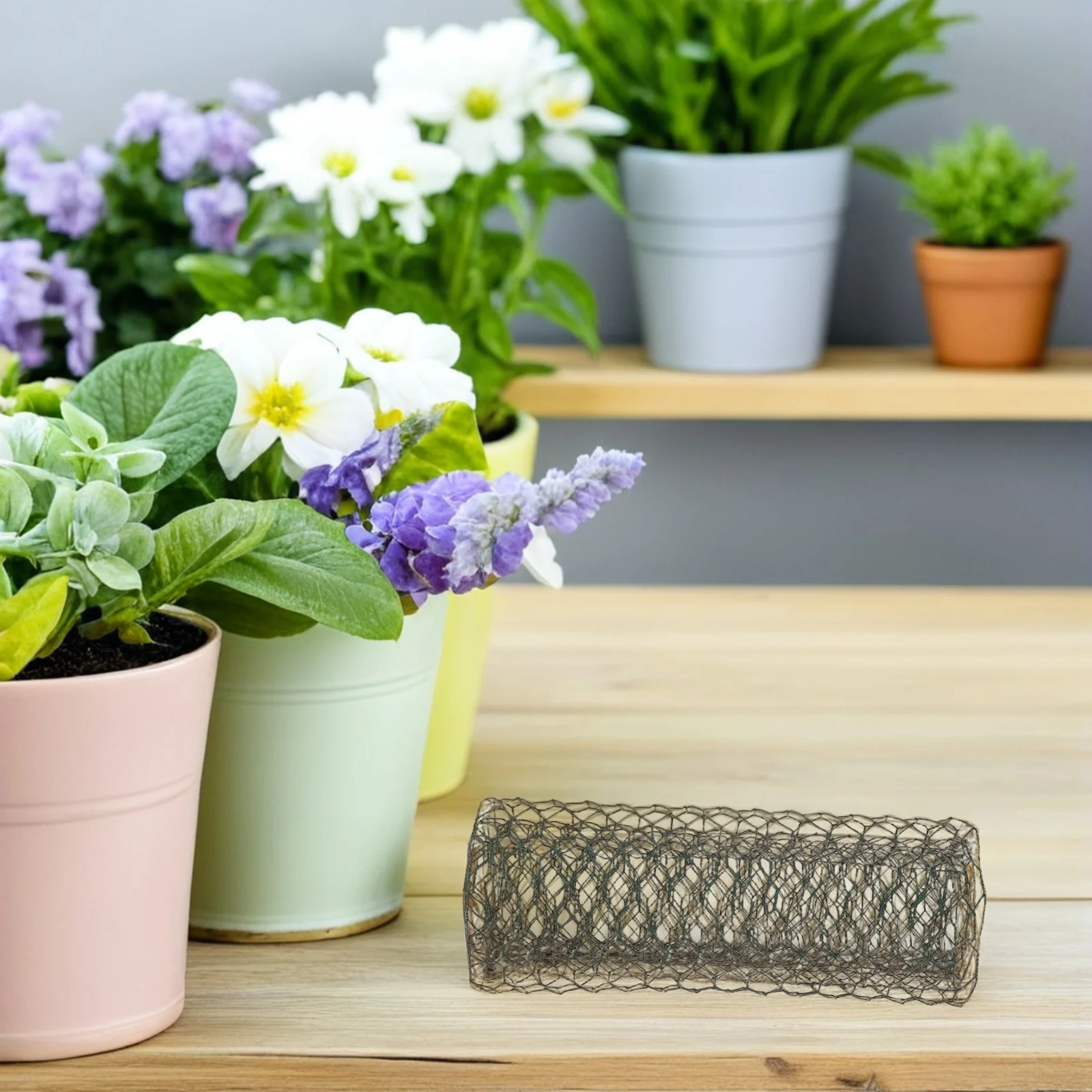 

1 Roll Sturdy Frame For Garden Fencing Yard Poultry Netting Chicken Wire Chicken Wire For Floral Arrangements Animal Barrier