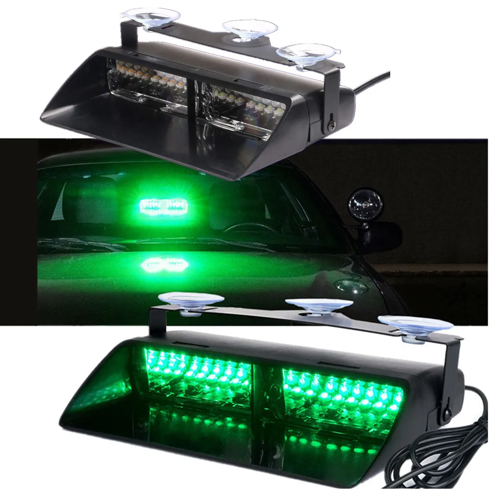 Car Police Lights Strobe Light Truck 12V Emergency Signal Lamps Warning Light LED Flasher Police Strobe Light Car Light Assembly