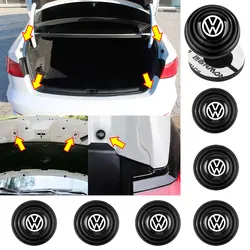 Car Silicone Door Shock Sticker Absorber Soundproof Buffer Mat For VW Volkswagen Golf Polo Passat Tiguan Touran Jetta Caddy GTI