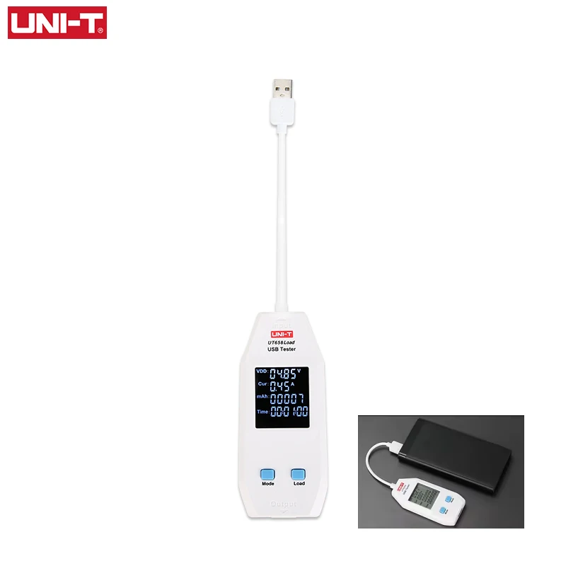 UNI-T Electric USB Voltage Safety Tester Voltmeter Amperemeter Charger Capacity Meter Volt Current Doctor UT658C UT658B UT658D