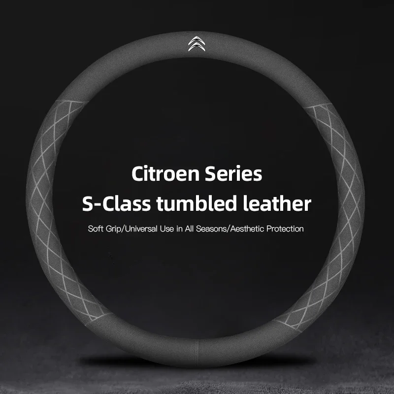 

Car Stickers Car Suede Non-Slip Steering Wheel Covers For Citroen C4 C3 C5 AIRCROSS C5X E-C4 X C-Crosser C-Elysee C4 Cactus C1 B