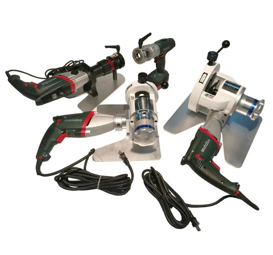 Macchina per tubi elettrici SD1.5 per tubi da 0,125-1,5" con ampia gamma di collezioni pronta per la saldatura orbitale