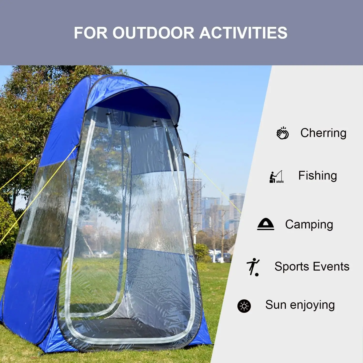 Sports Tent Weather Proof Pod, Pod Soccer Tents For Parents, Portable Pop Up Shelter Cold