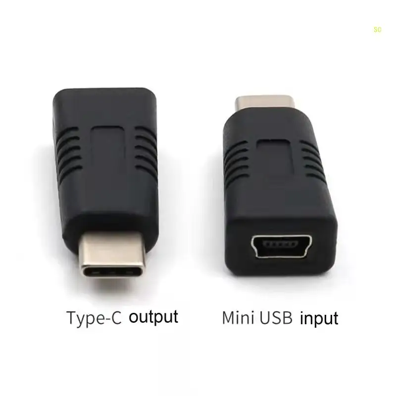 Converter แบบพกพาสำหรับแท็บเล็ตโทรศัพท์ Mini USB หญิงประเภท C อะแดปเตอร์ชาย 1 PC Dropshipping