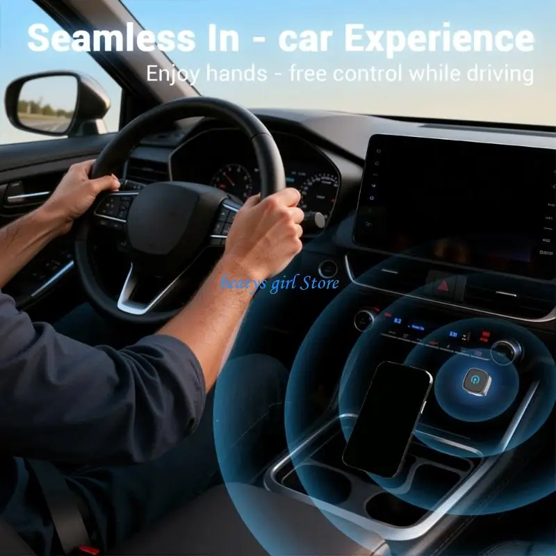 

C7AB Wireless Car Play Dongle For Car Corded Car Adapter Plugs play Not Need Cables