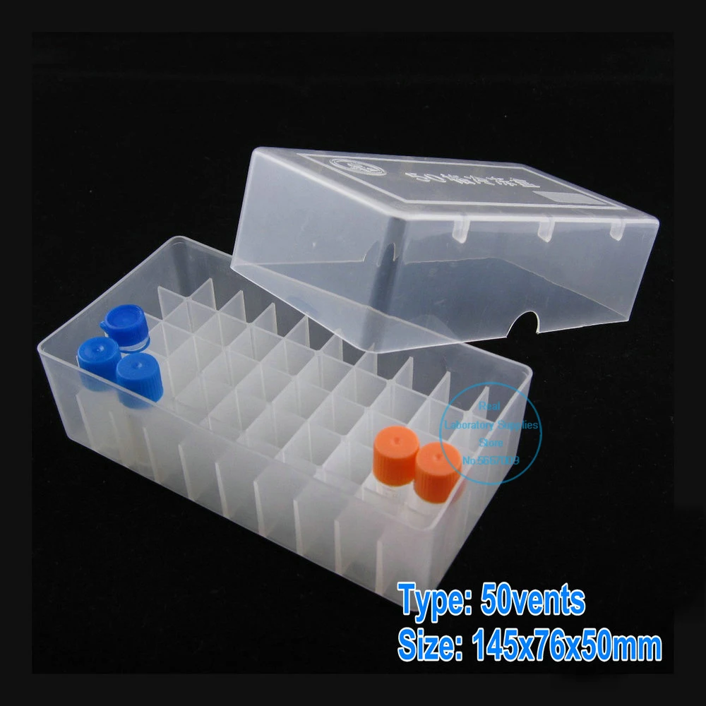 4pcs/lot 1.5ml/1.8ml/2ml lab Cryo tube storage freezing tube Plastic frozen tube box