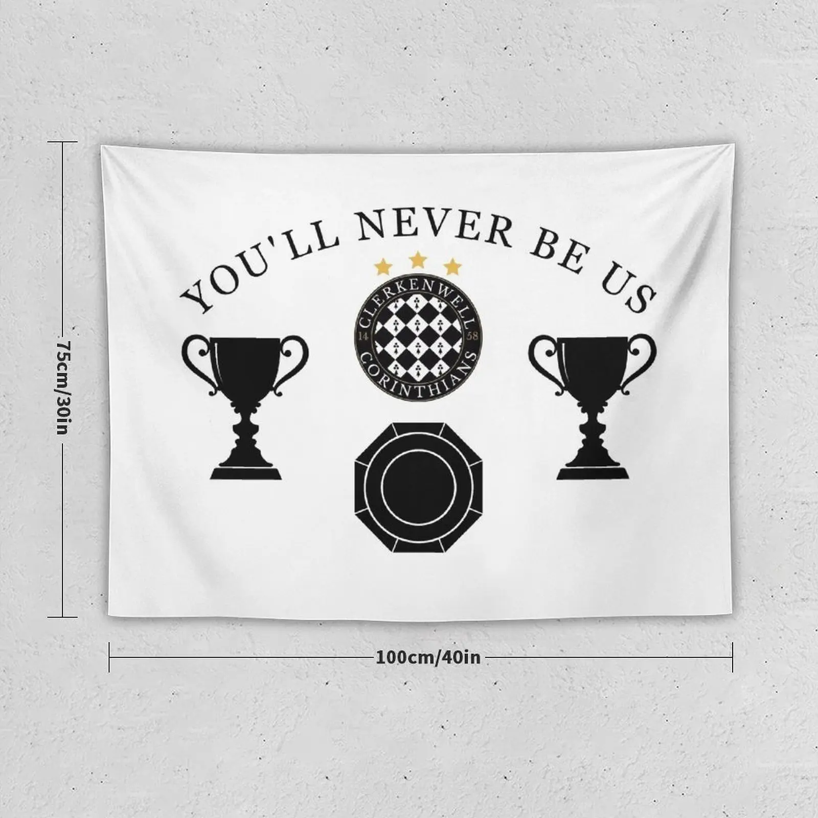 Clerkenwell You'll Never Be Us Tapestry Carpet On The Wall Cute Room Decor Tapestry