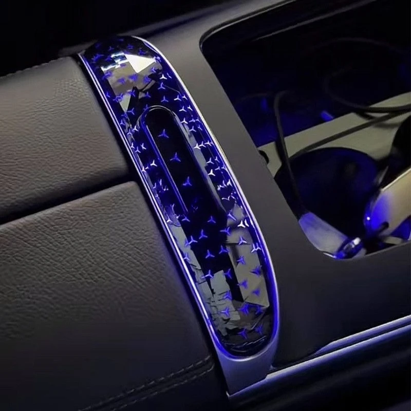 

Suitable for 22-25 Mercedes-Benz C/Mercedes-Benz GLC Armrest Lights Crystal Armrest Ambient Lights
