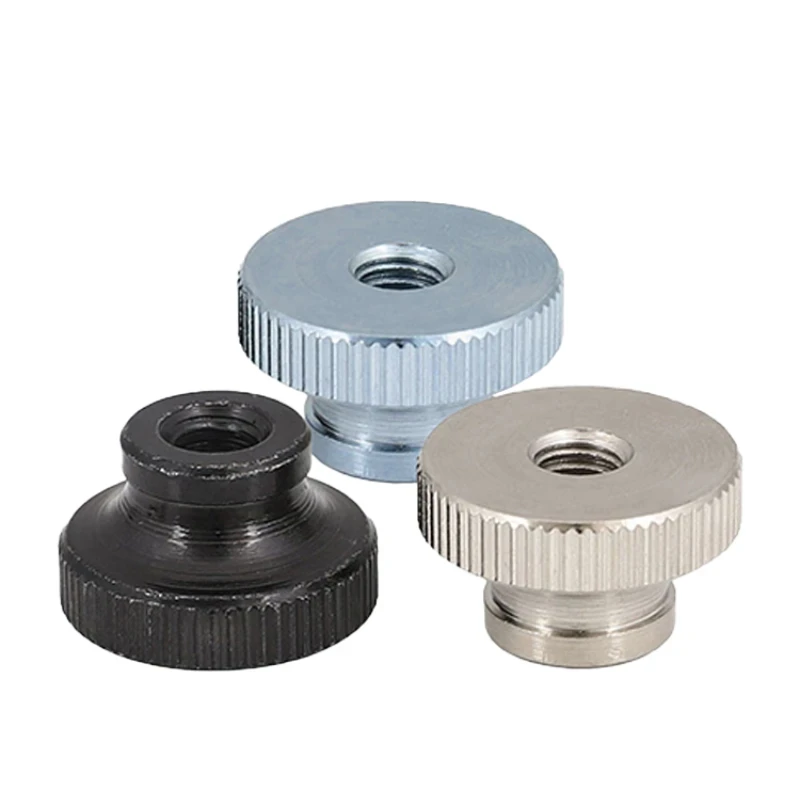 High Head Knurled Tighten Hand Nut Zinc-plated nutsNickel-plated through holesHigh-head knurled nutsHand screw caps M3~M10