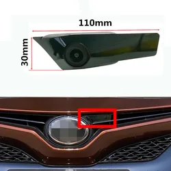YIFOUM HD CCD Car Front View Parking Night Vision Positive Waterproof Logo Camera For Toyota Camry XV70 2017 2018 2019 2020