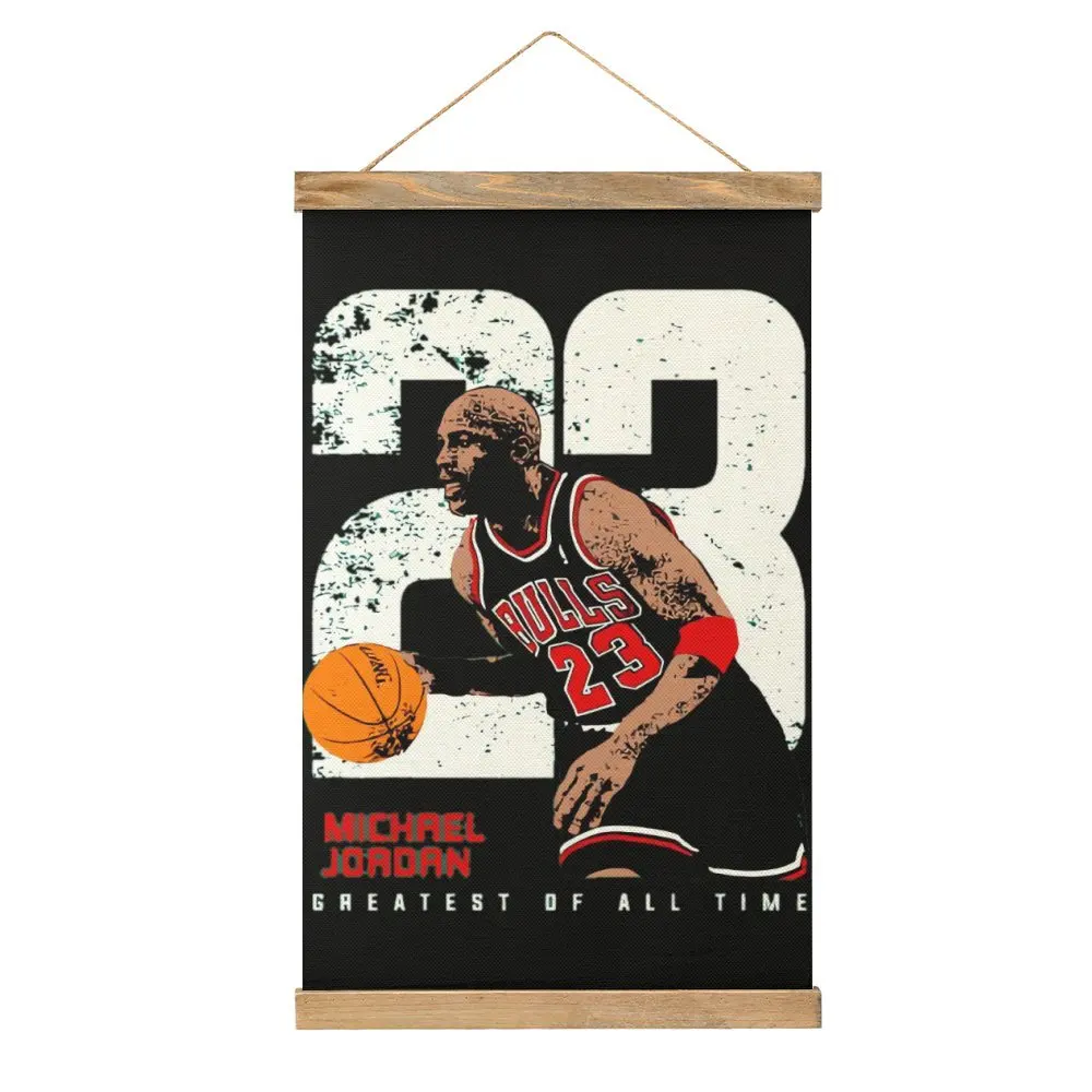 

Подвесная картина на холсте Flying Michaeler And Jordans Chicago 23 Basketball Stars Bulls 51, забавная новинка премиум-класса, живопись Living R