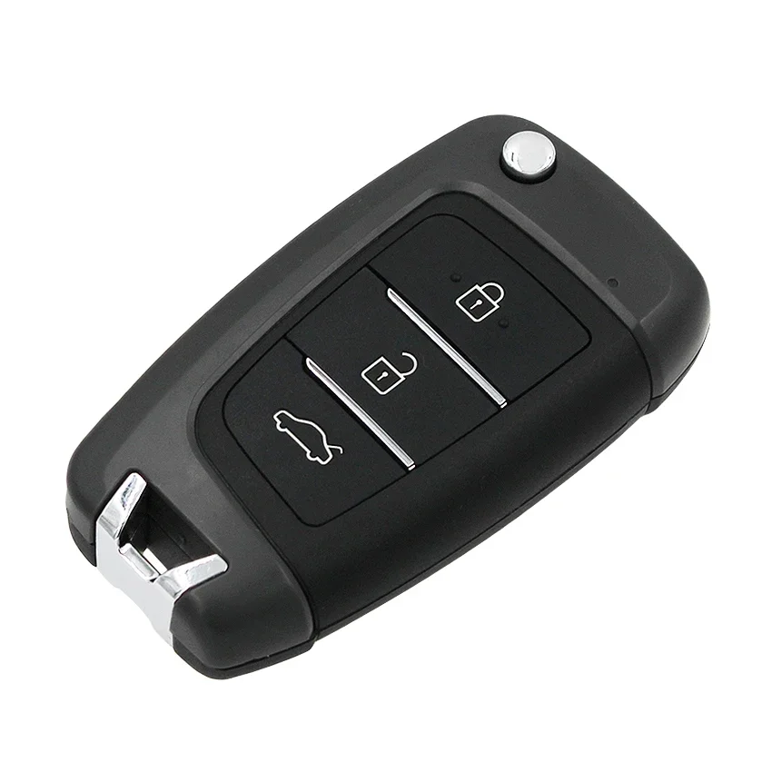 Ecusells 3 pulsanti Flip Remote Key Fob 433MHz 4 d60 Chip per Hyundai Accent 2018-2019 P/N: muslimah