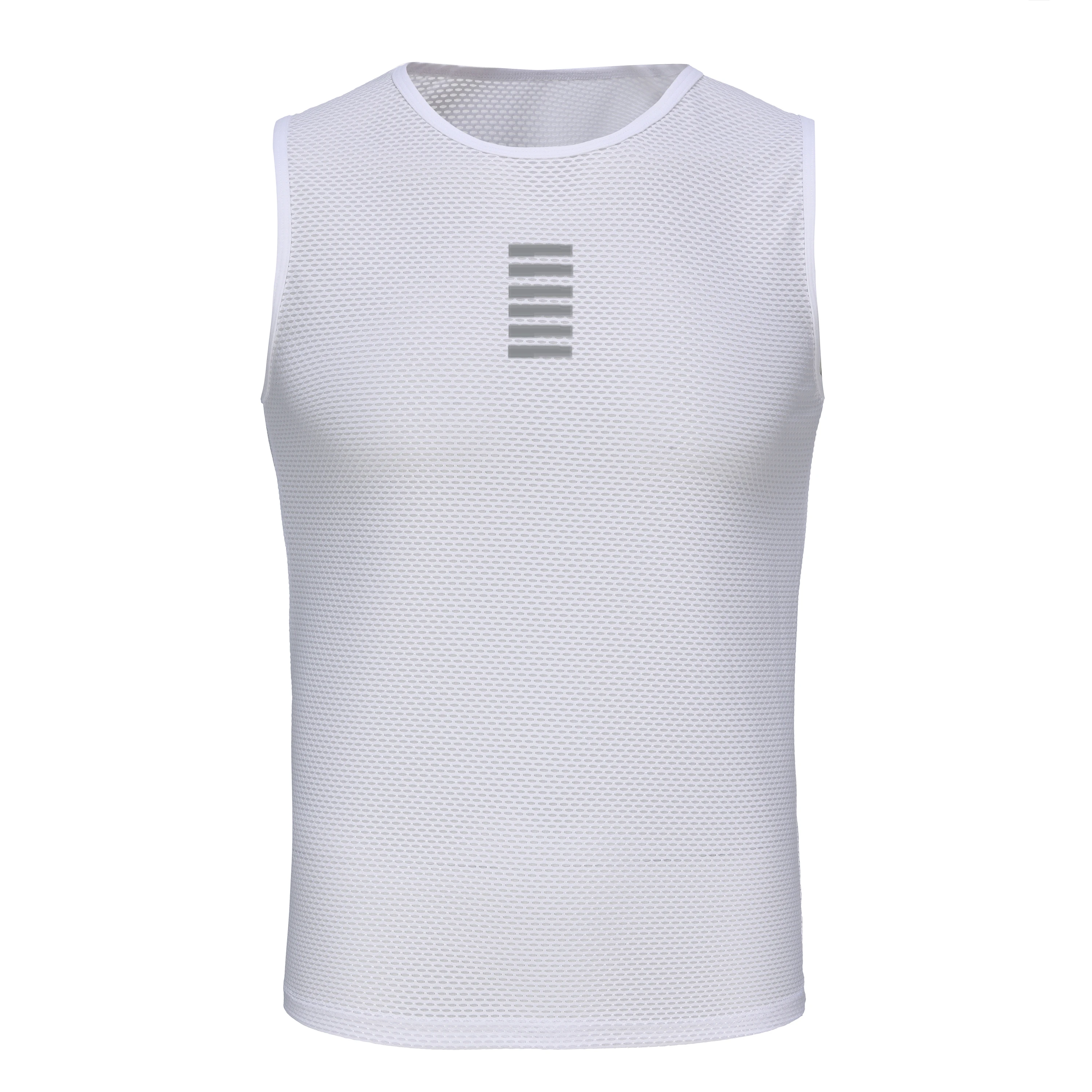 Cycling Reflective Base Layer  Underwear White Cycling Jersey Sport Vest Men Undershirt Quick Dry Elastici Vest Road Bike Jersey