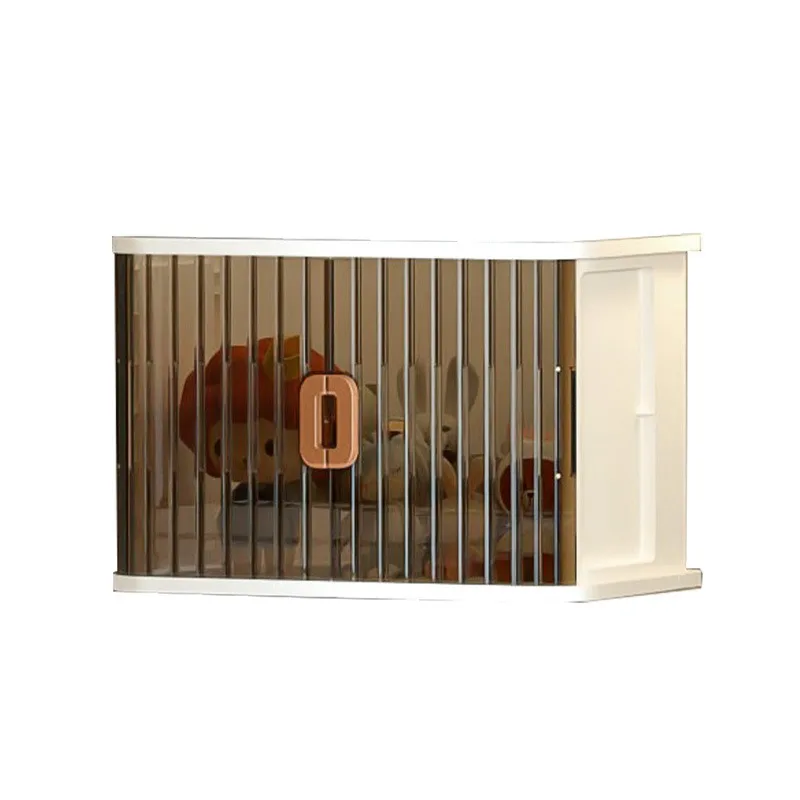 

Folding roller shutter storage box Thickened household box Household storage box Transparent