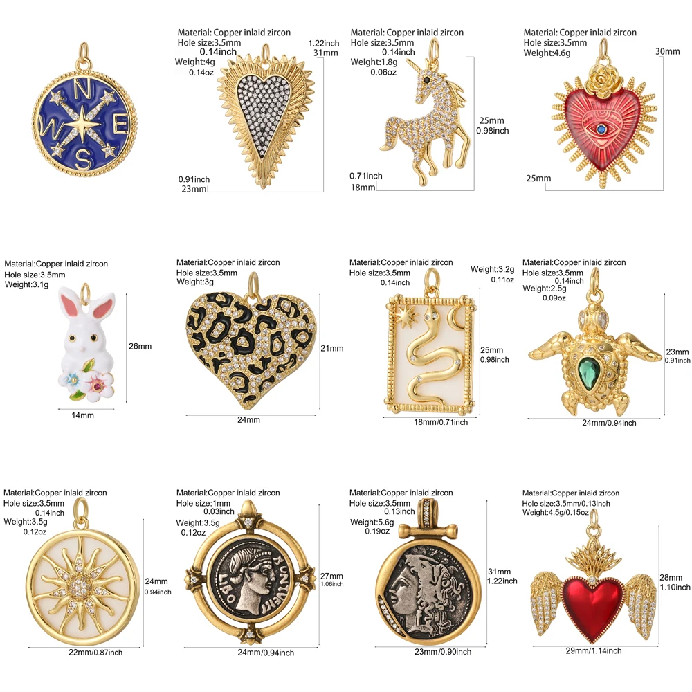 Leuke Liefde Boog Charms voor Sieraden Maken Gouden Tarot Card Charm Rvs Lange Ketting Dijes Diy Ketting Oorbel Armband