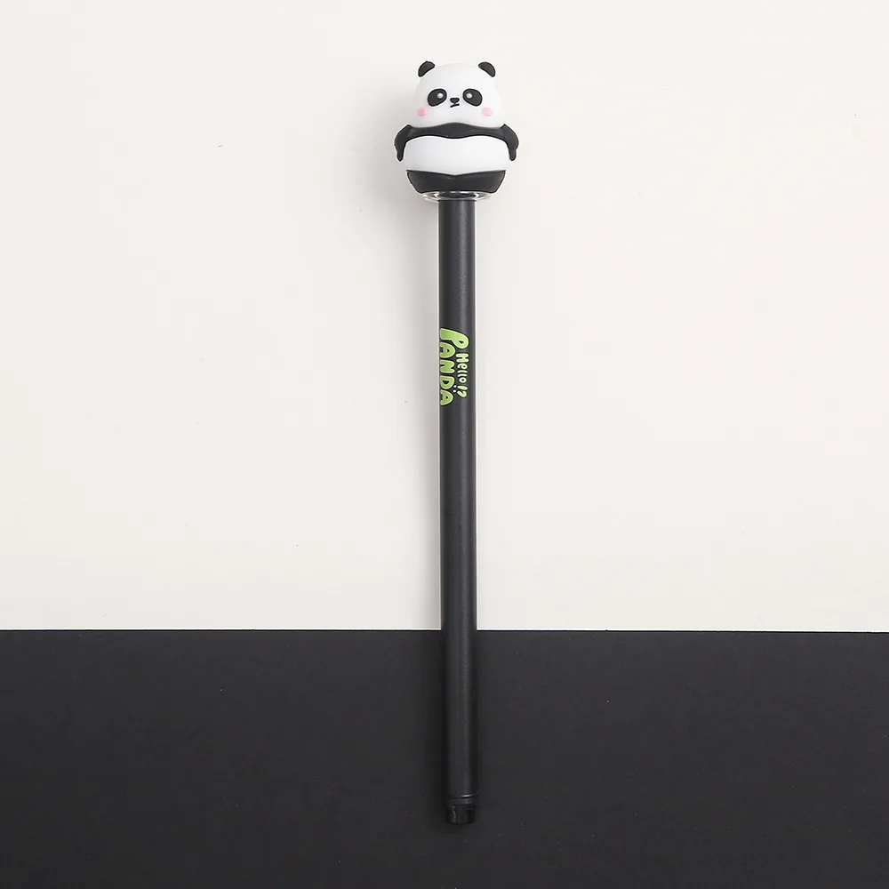 6 Penne Cancellabili A Forma Di Panda Spaziale, Punta 0,5 Mm, Inchiostro Blu Ad Asciugatura Rapida, Cancelleria Simpatica Per Scuola E Ufficio