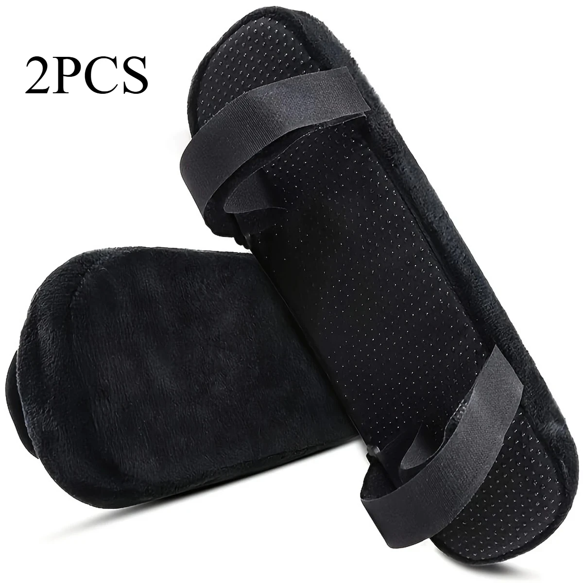 قطعتان من وسائد مسند ذراع الكرسي الناعمة لوسائد مسند ذراع كرسي المكتب المنزلي يمكن إزالتها وتنظيفها