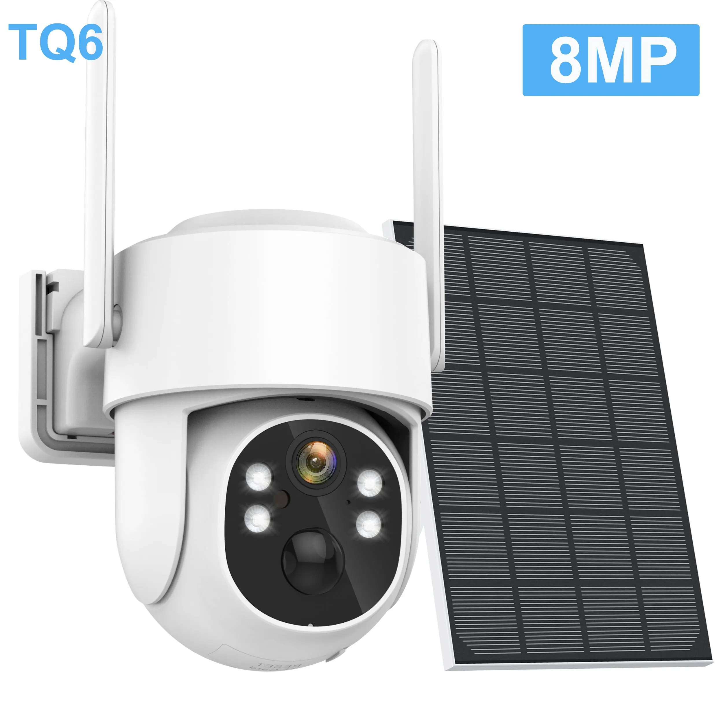 4K 8mp Zonne-Energie Camera Ingebouwde Batterij Ptz Wifi Ip Camera Buiten 4mp Pir Menselijke Detectie Beveiliging Surveillance Icsee
