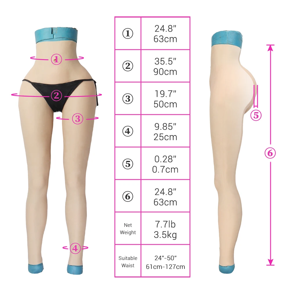 Cosplay Silicone Realistic Fake Vagina Penetrable Pants False Buttock Enhancer Male to Female Shapewear Crossdresser Transgender