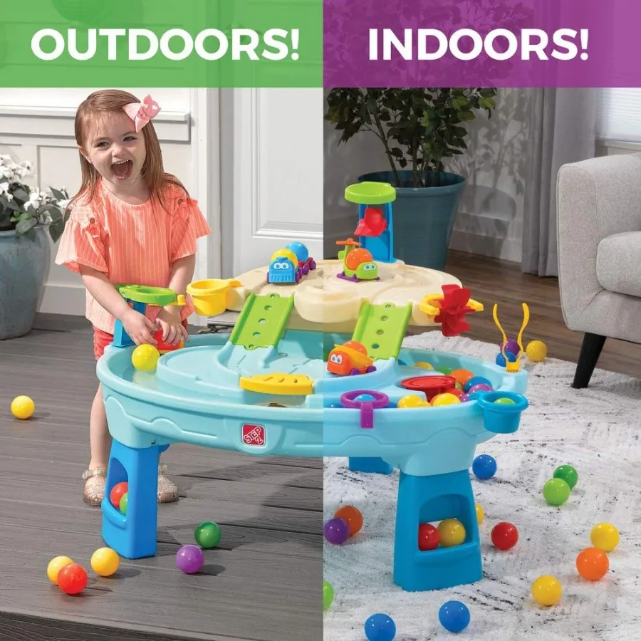 Ball Buddies Adventure Center Tavolo ad acqua per bambini, Tavolo sensoriale ad acqua per bambini per interni ed esterni, 1,5+ anni, 23 Pi