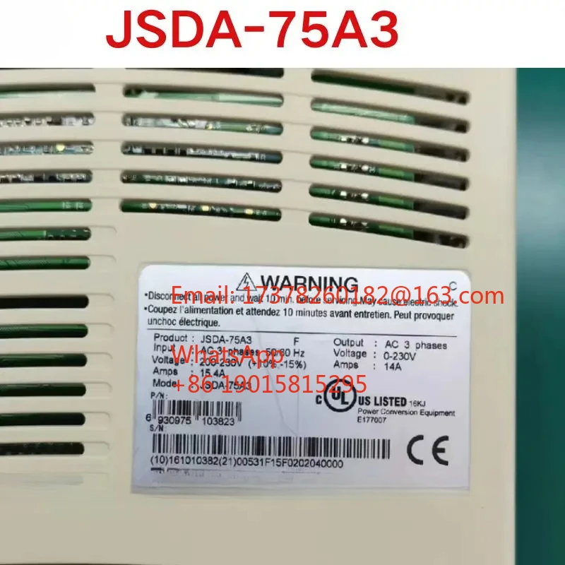 Second-hand test OK JSDA-75A3  Driver