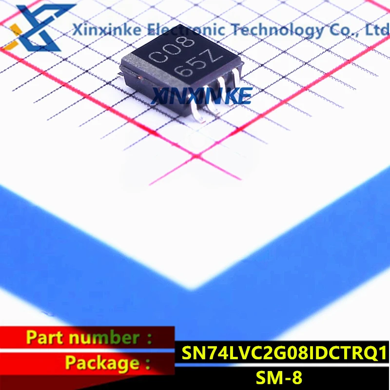 

SN74LVC2G08IDCTRQ1 C08 SM-8 Logic Gates Automotive 2-ch 2-input, 1.65V to 5.5V AND gates Single-Function Gate Brand New Original