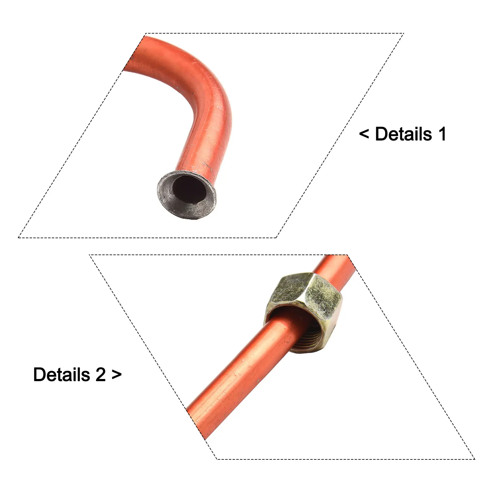 

Small Household Compressor Tube 16x1.5mm Thread Tube Compressor Maintenance Superior Durability Easy Installation