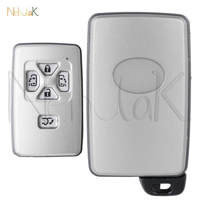 مفتاح التحكم عن بعد الذكي لسيارة Toyota Vellfire Alphard Estima 312MHz FSK 4D Chip 271451 -0500 5 أزرار بطاقة القرب للسيارة فوب ذكي