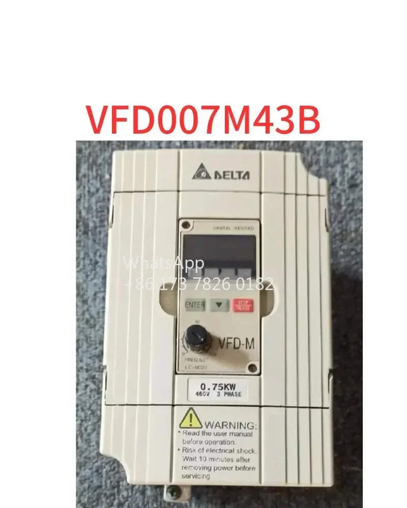 

Используемый инвертор серии M 0,75 кВт 380 В VFD007M43B, функциональный пакет