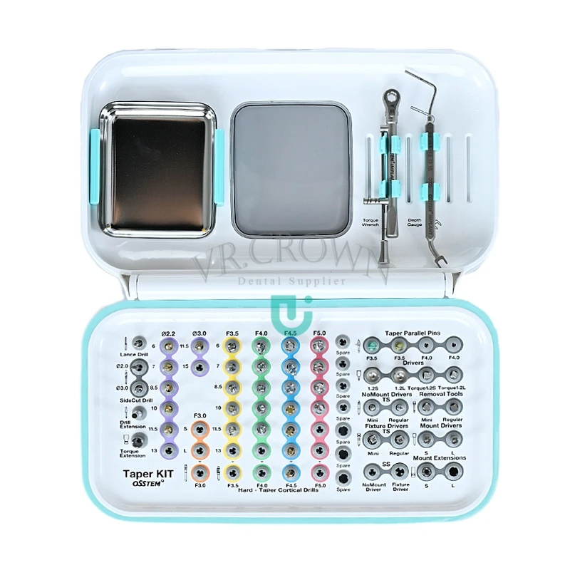 Taper Kit Osstem's Implant Drill Kits Essential Base Drill Kit for Implant Placement Procedures