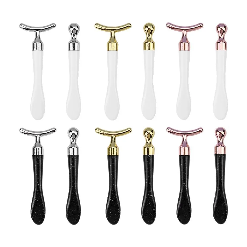 Urządzenie przeciwzmarszczkowe Metalowe narzędzie do liftingu twarzy Masażer do twarzy Mikroprądowy masażer do okolic oczu do codziennych zabiegów pielęgnacji skóry i okolic oczu