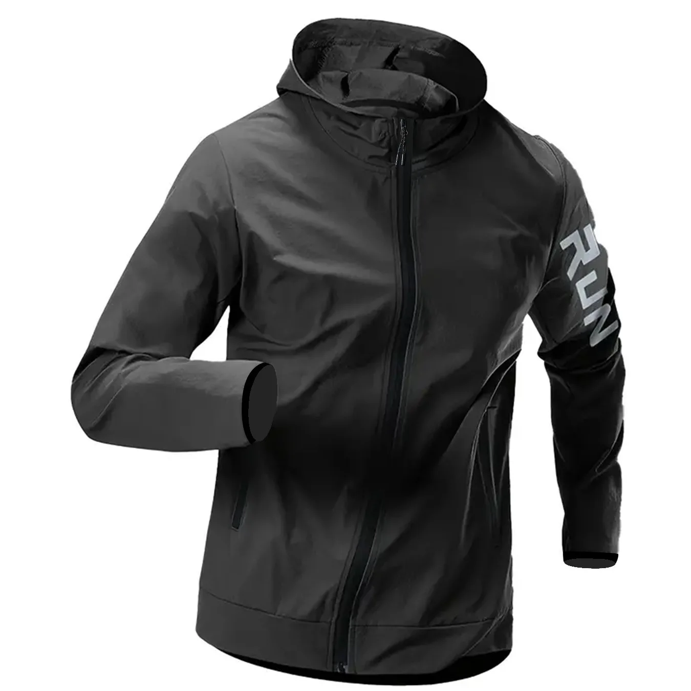 Men Waterproof Sun Protection Jacket Thin Quick Dry Loose Coat Outdoor Running Training Cycling Sports Outerwear Spring Summer