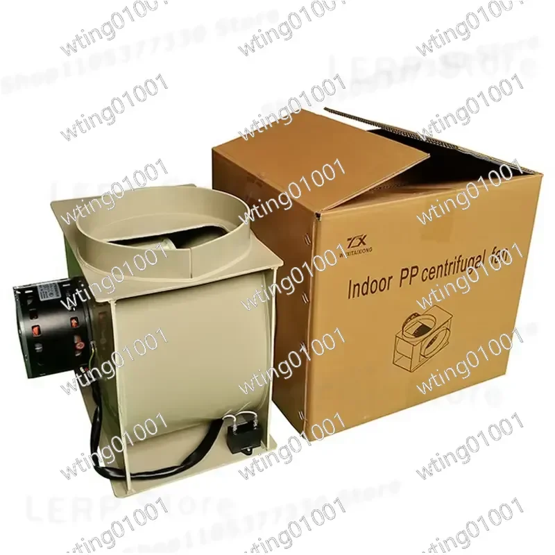 for Laboratory Indoor PP Anti-Corrosion Centrifugal Fan High Airflow Low Noise Ventilation Blower Plastic Exhaust System