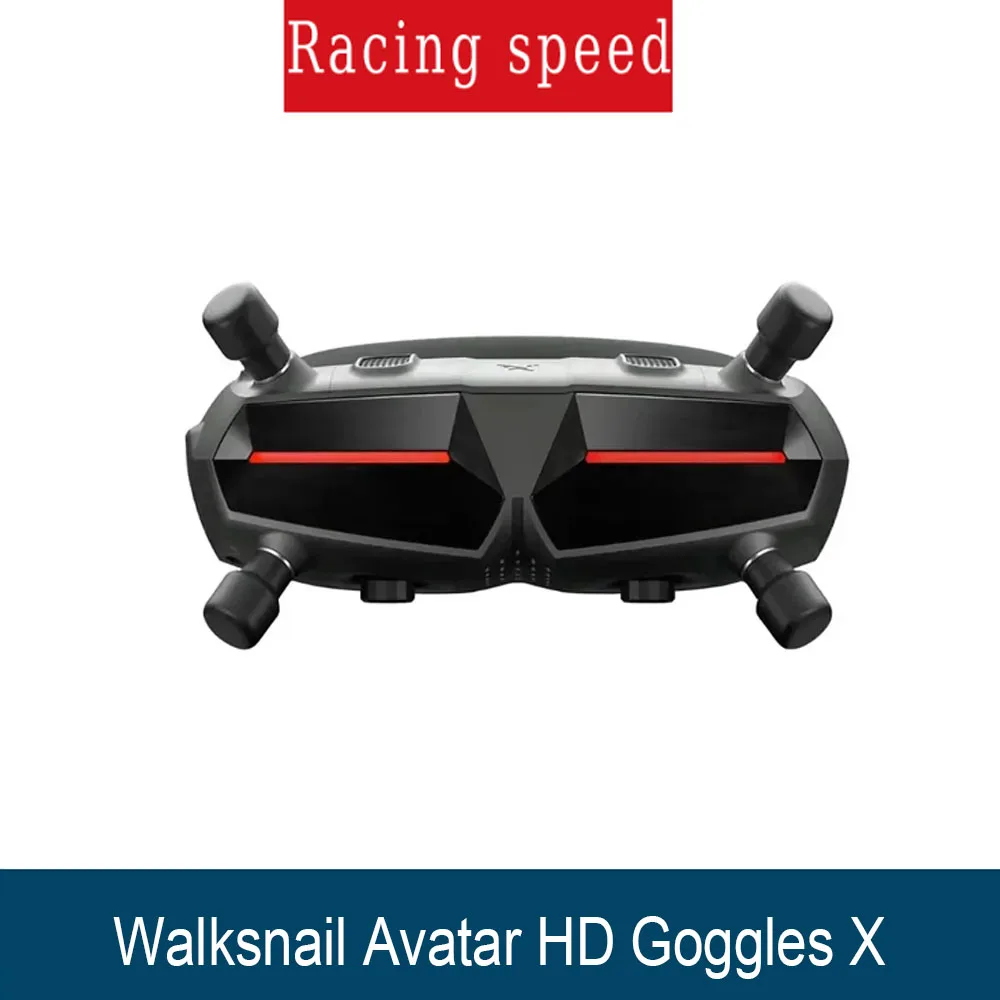 

Walksnail Avatar HD Goggles X - 1080P/100FPS FOV50° Built-in Gyro BT/Wi-Fi 7-26V for FPV Drone Fixed-Wing RC