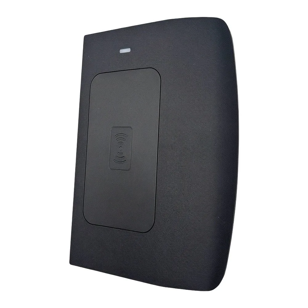 Black ABS Wireless Charger for Nissan For X-Trail 2021 to 2026 Console 15W Fast Charging with AI Temperature  Black