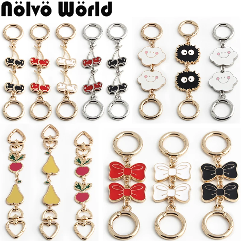 2/5/30PCS Short Crossbody Bag Extended Hanging Chain Gift For Bags Handbag Shoulder Strap Charm Handles Extention Accessories