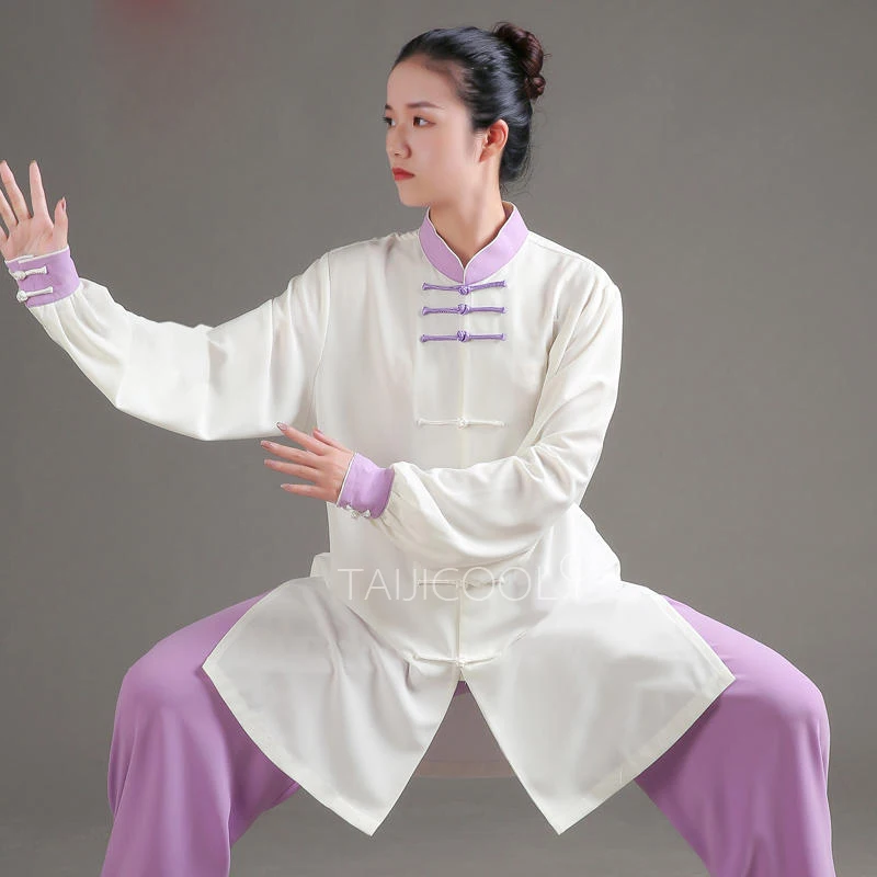 

Linen Tai Chi Uniform for Women, New Style Tai Chi Outfit, Men's Kung Fu Practice and Performance Costume Set