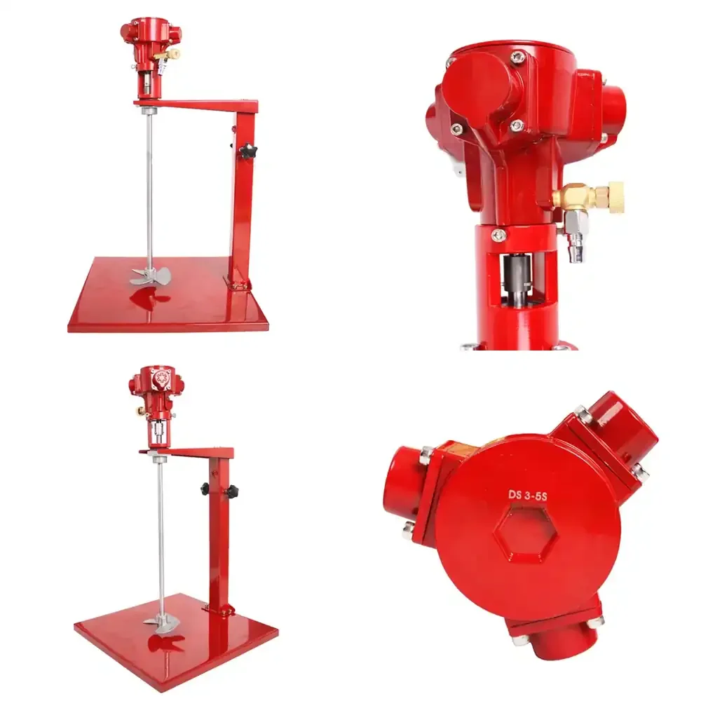 Pneumatic Paint Mixer Stirrer Air Powered Liquid Mixer Agitator Lifting Hand-Held Coating Mixing Machine
