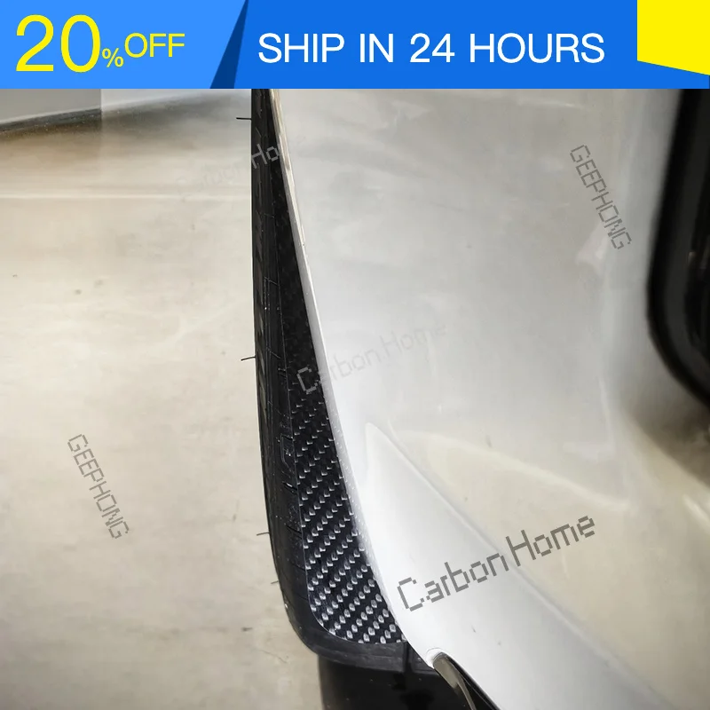 OUY Mud Flaps for Honda Civic Type R FL5 2023-2025 Splash Guard Fender Protector Exterior Mudguard Accessories Dry Carbon