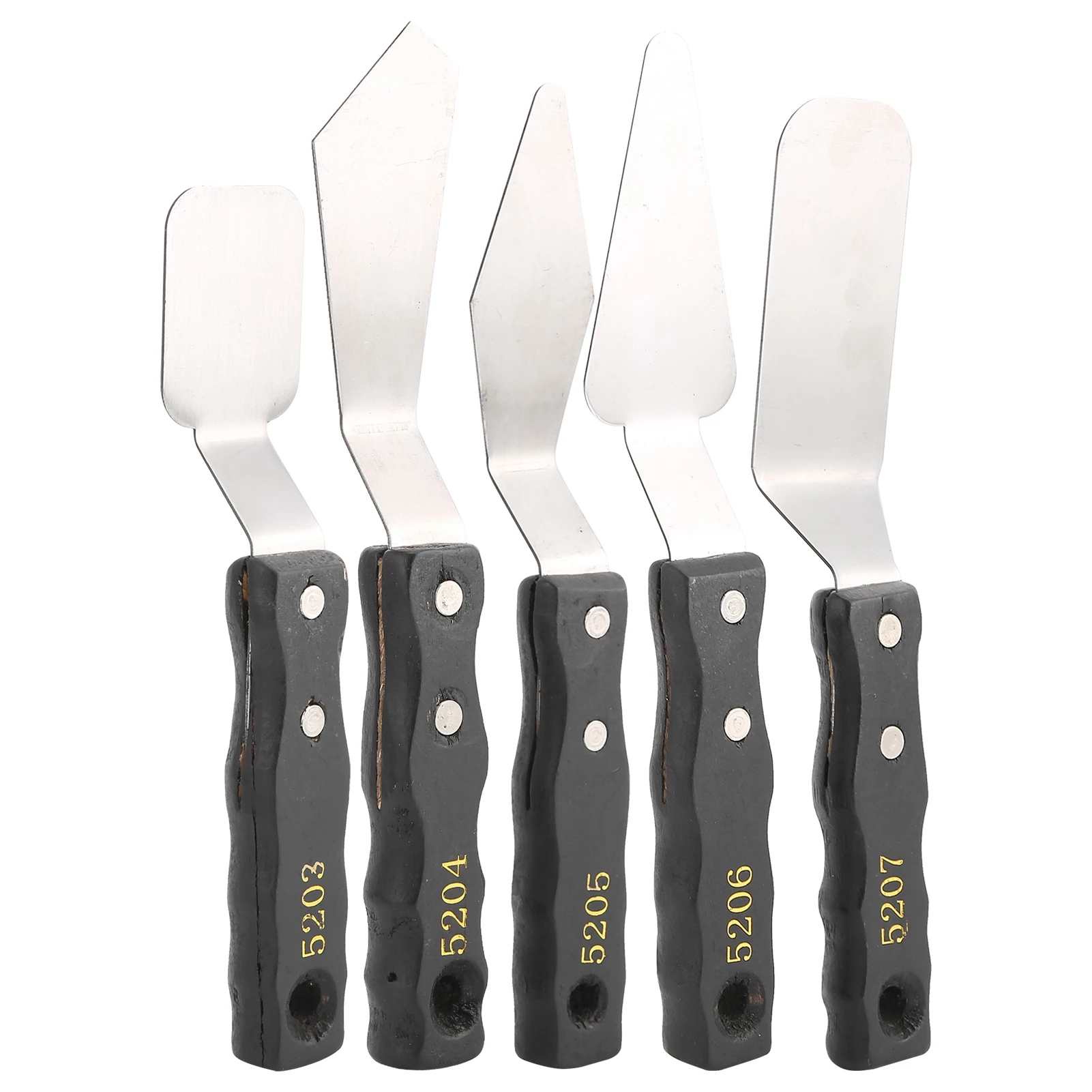 Knife Painting Mixing Scraper Portable Multipurpose Easy Cleaning Palette Knife Set for School for Studio for Home for Gallery