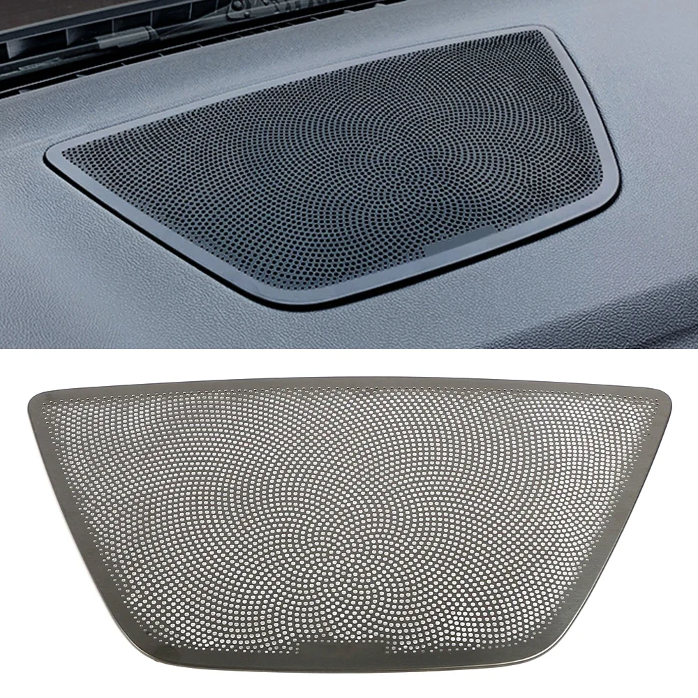 For BMW X5 G05 2019-2023 Stainless Car Dashboard Speaker Cover Door Panel Loudspeaker Pad Trim Frame Sticker Moulding Accessory