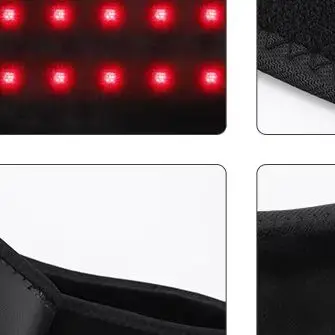 

Защита шеи с подогревом, теплый рукав для шеи с инфракрасным горячим компресом 660-850 нм, вибрационный пояс для поддержки шеи, массажный пояс для шеи