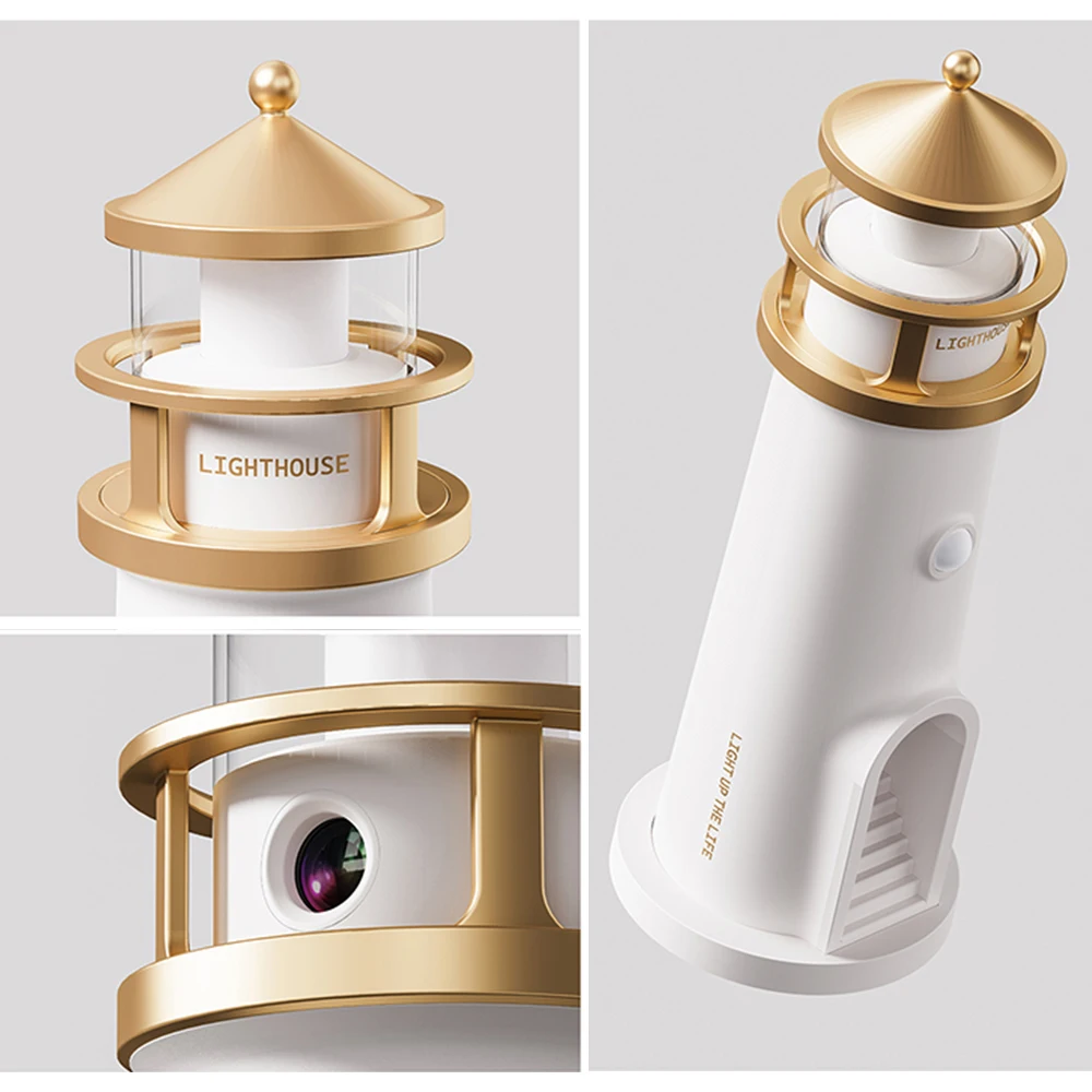 

D5 Moon Projection Desktop Lamp Bluetooth-compatible White Noise Music Night Light Dimmable Decorative Sensor Beside Nightlights