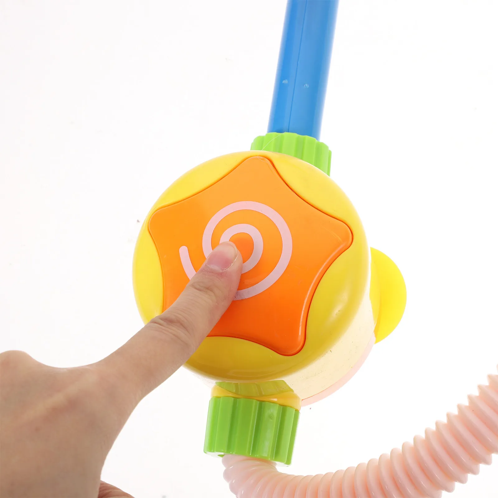 Sunflower Shower Head for Kids – Yellow Lightweight Portable Handheld Bath Toy, Eco-Friendly & Burr-Free