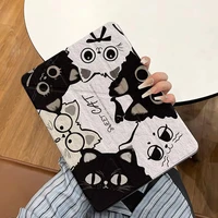 Funda negra transparente para iPad Air 5 4 3 Air 13 11 A16 11th M3 iPad Pro 11 12,9 13 10 Gen 10,5 10,2 9th 8th 7th 6th 9,7 Mini 7 6