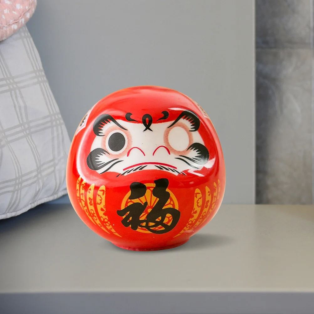 

Lucky Buddha Egg Statue Ceramic Home Office Desk Decor Garden Bonsai Car Shelf Decoration Blessing Sculpture Japanese Style