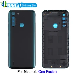 Rear Cover For Motorola One Fusion Phone Battery Back Cover Replacement Part